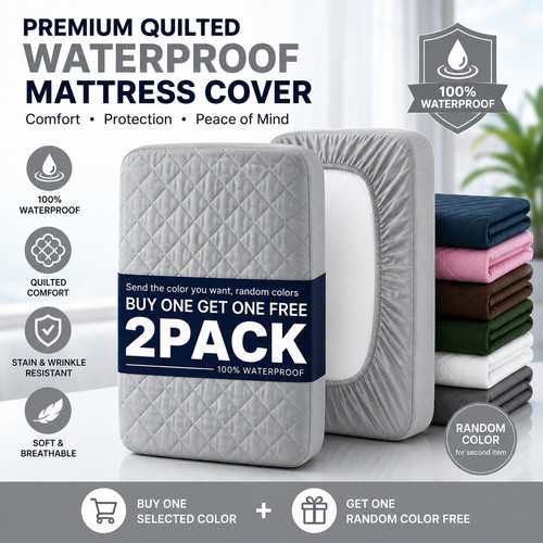 2pcs quilted waterproof - quilted,