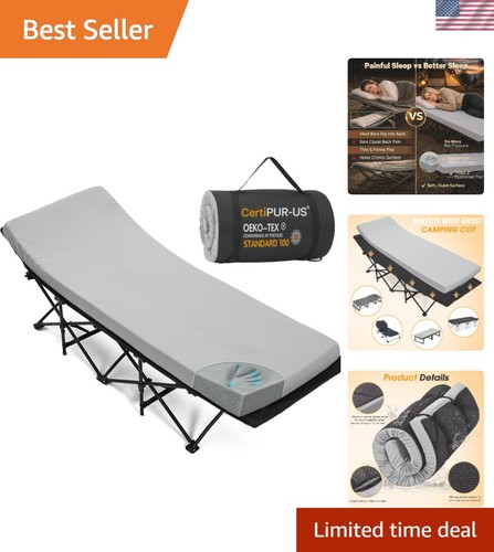 Camping cot pad inch memory - cot,