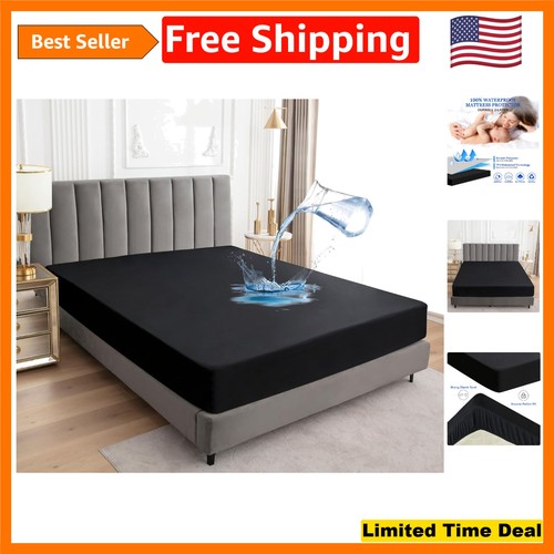 Black queen mattress cover - mattress,